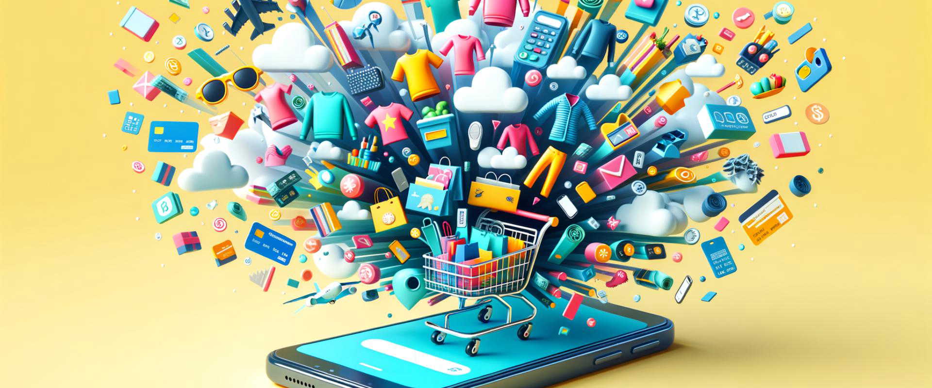 Mobile Commerce Illustration